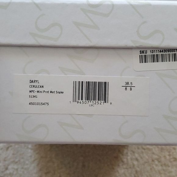 STUART WEITZMAN Daryl Snake-Embossed Leather Sneaker - Picture 6 of 9